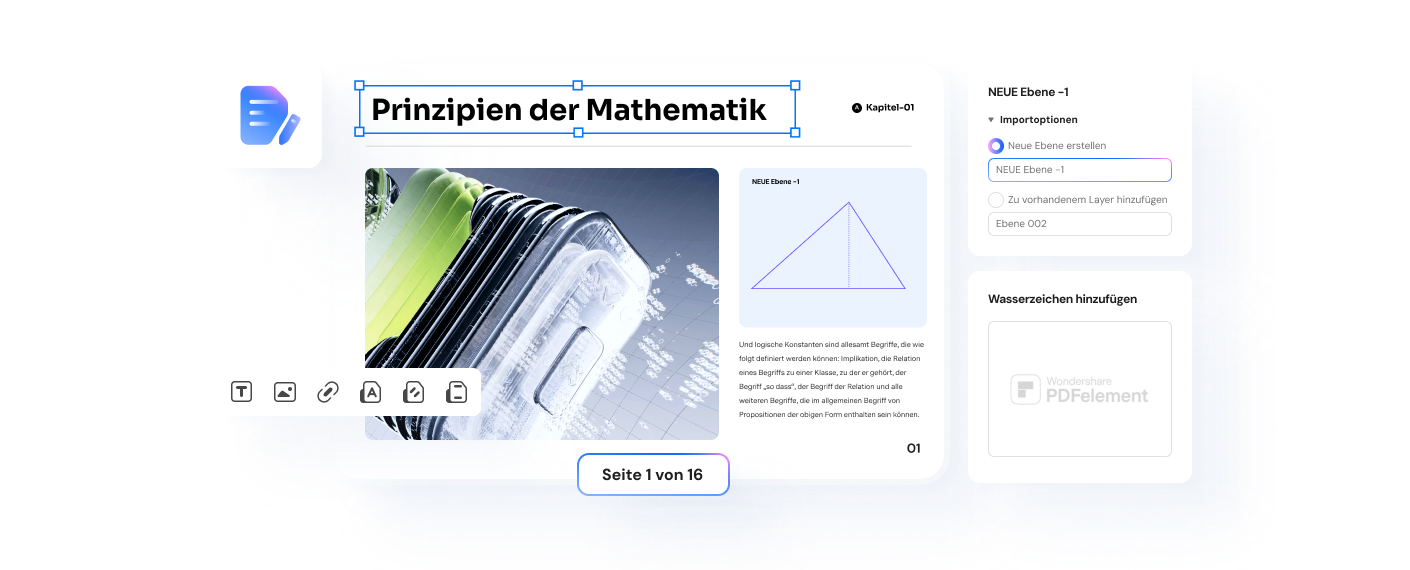 PDFelement ist eine einfache und schnelle Lösung für alle Ihre Bedürfnisse.