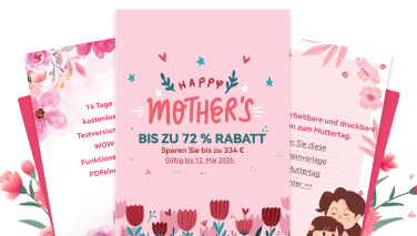 happy mothers day card template
