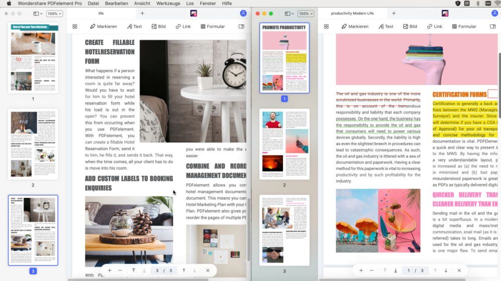Vergleichen Sie PDF-Dateien bei Mac