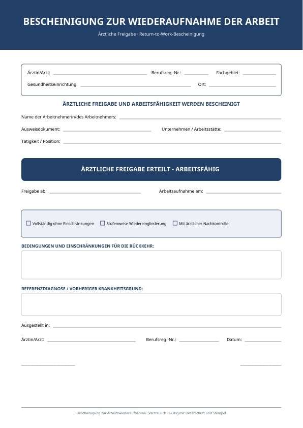 PDF-Vorlage für Wiedereingliederung und Rückkehrhinweise