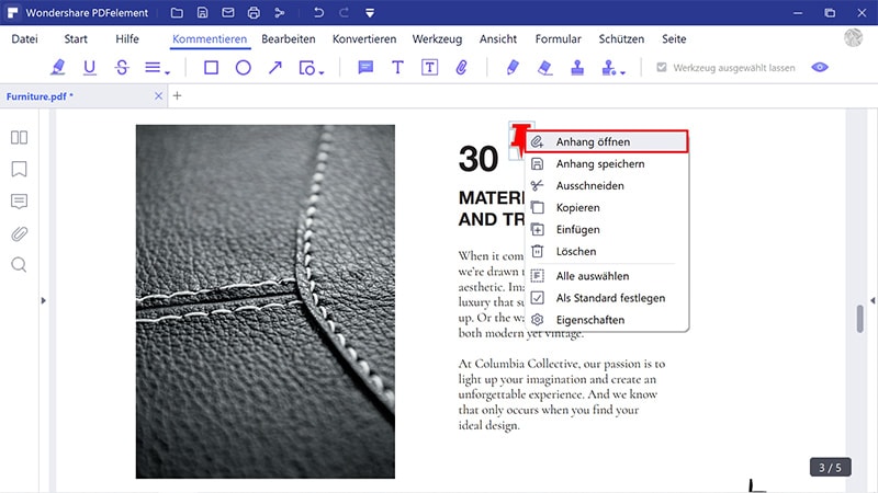 Datei an pdf anhängen
