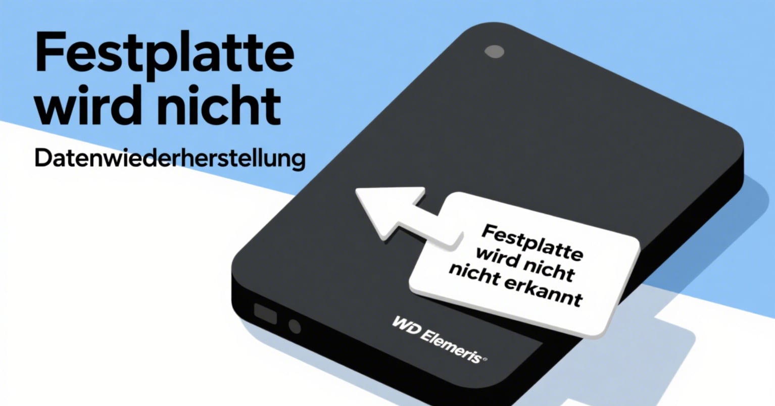 Festplatte wird nicht erkannt