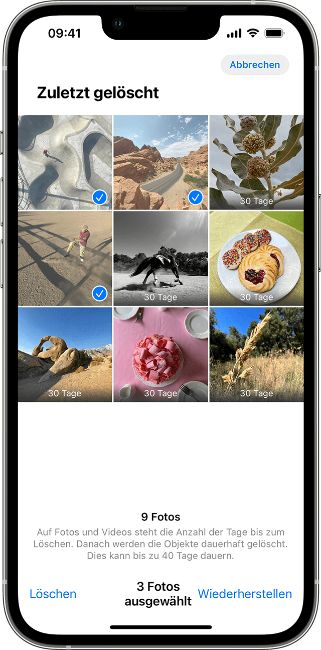iPhone gelöschte Bilder wiederherstellen