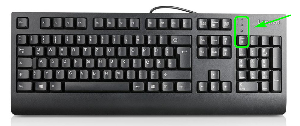num lock tastatur