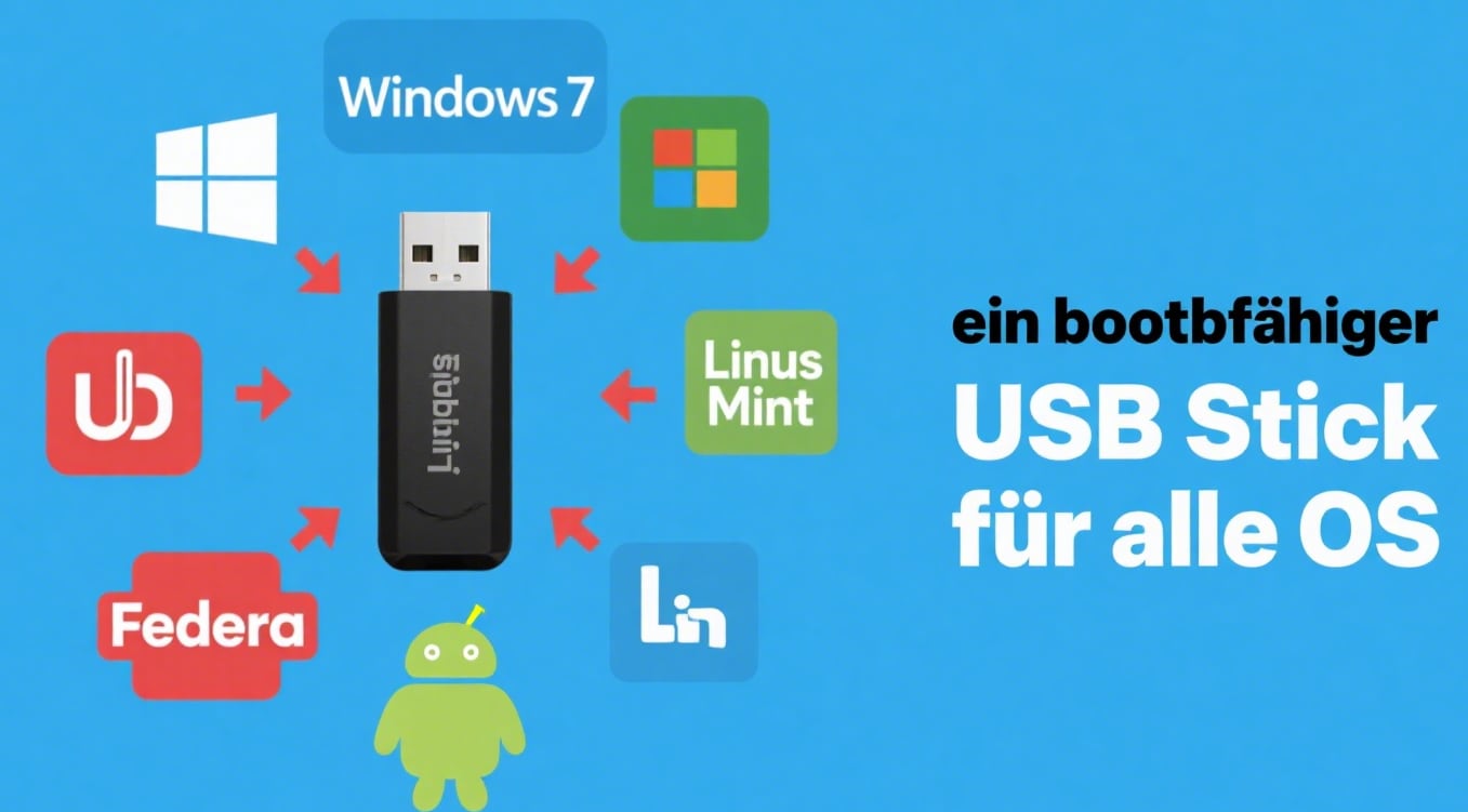 Wie erstellt man einen Multiboot-USB-Stick?