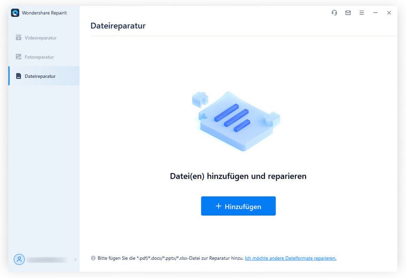 docx-Datei reparieren Schritt 1