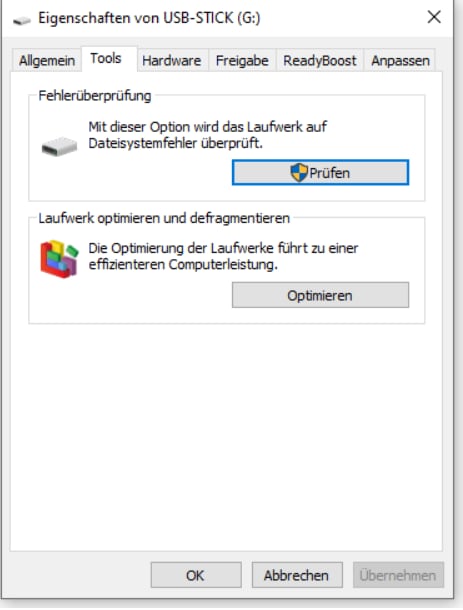 Daten auf USB-Sticks retten