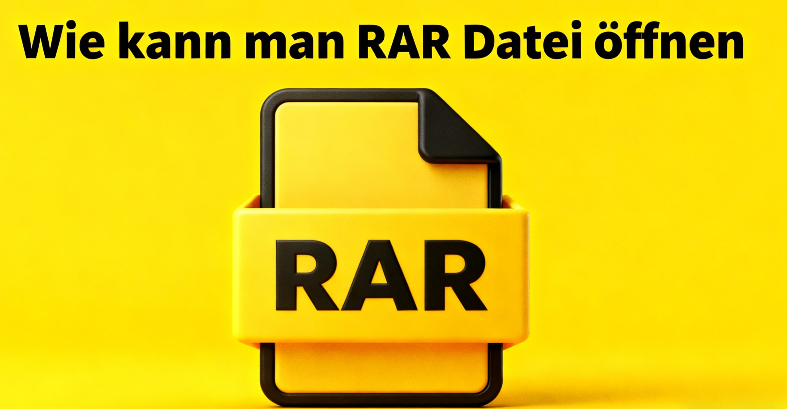 rar-datei öffnen
