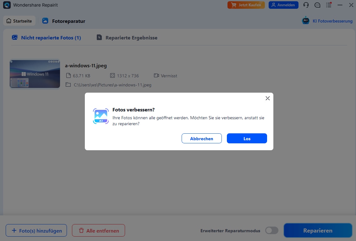 jpeg reparieren