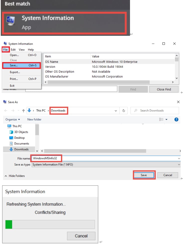 system information