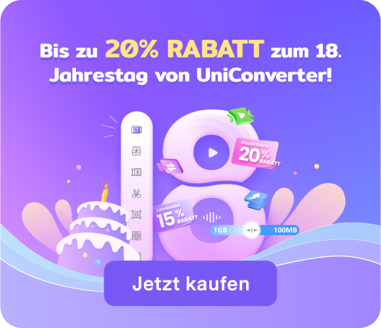 uniconverter 18th anniversary