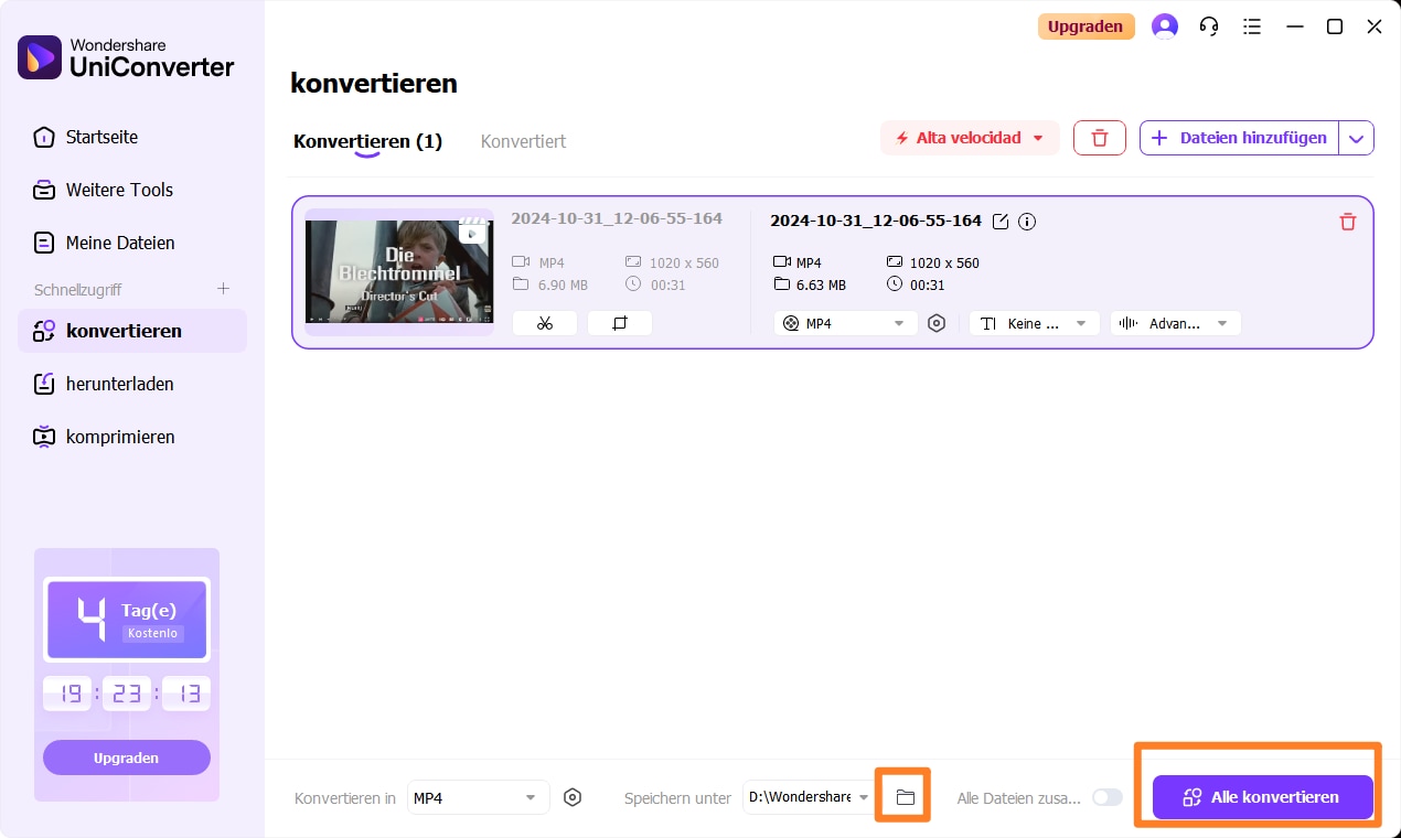 MP4 in HTML5 konvertieren