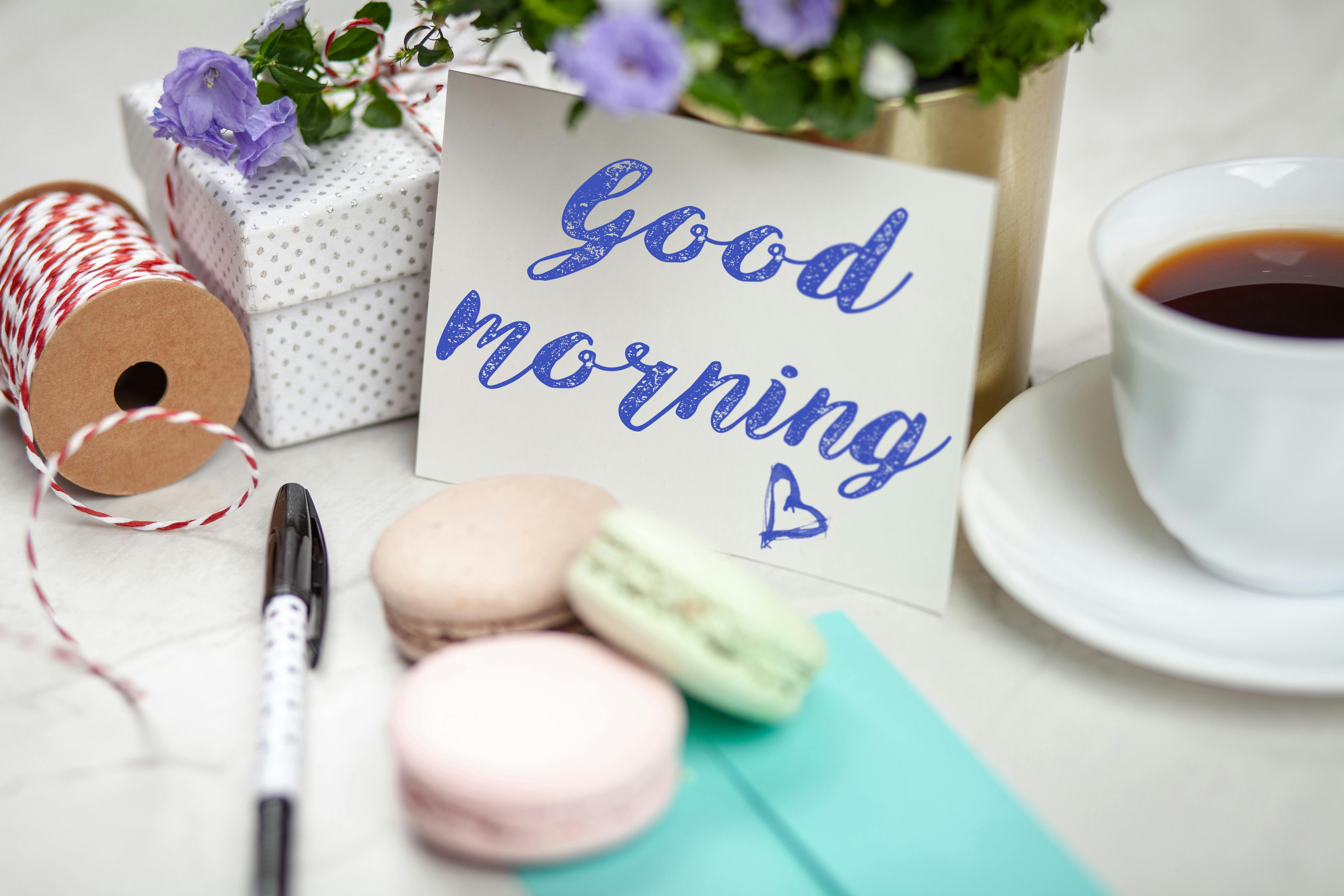 Guten Morgen Sonntag auf Pexels 