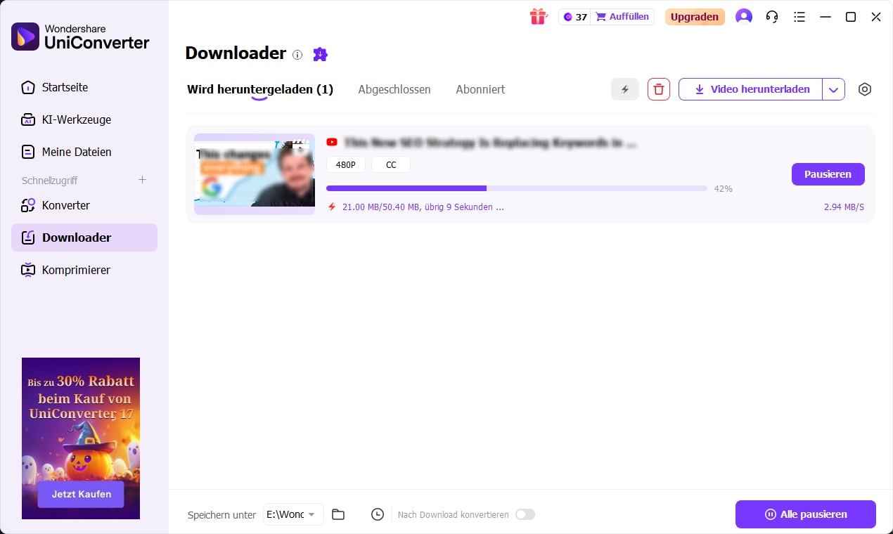 uniconverter download läuft – clipgrab-download funktioniert nicht workaround