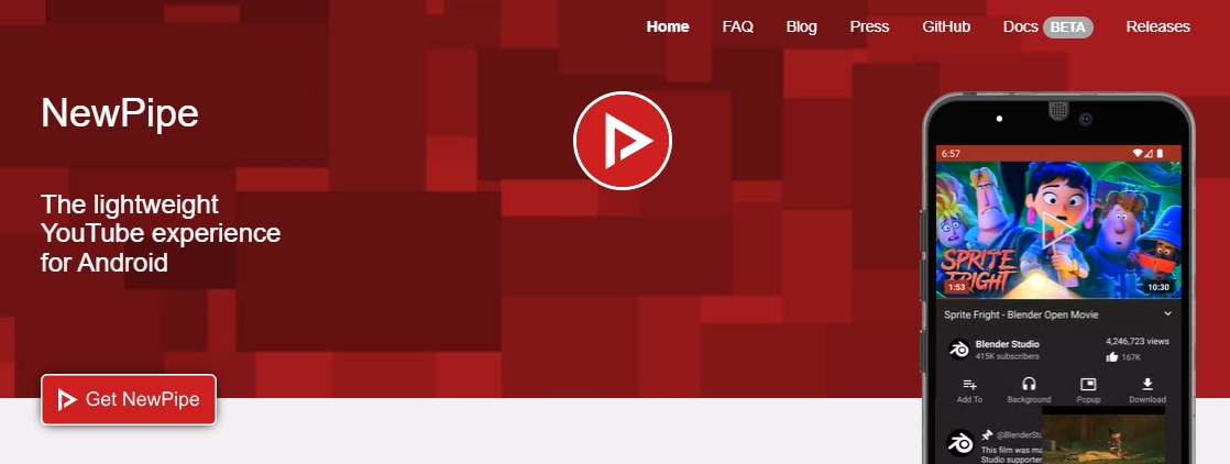 YouTube-Livestream-Download-App NewPipe