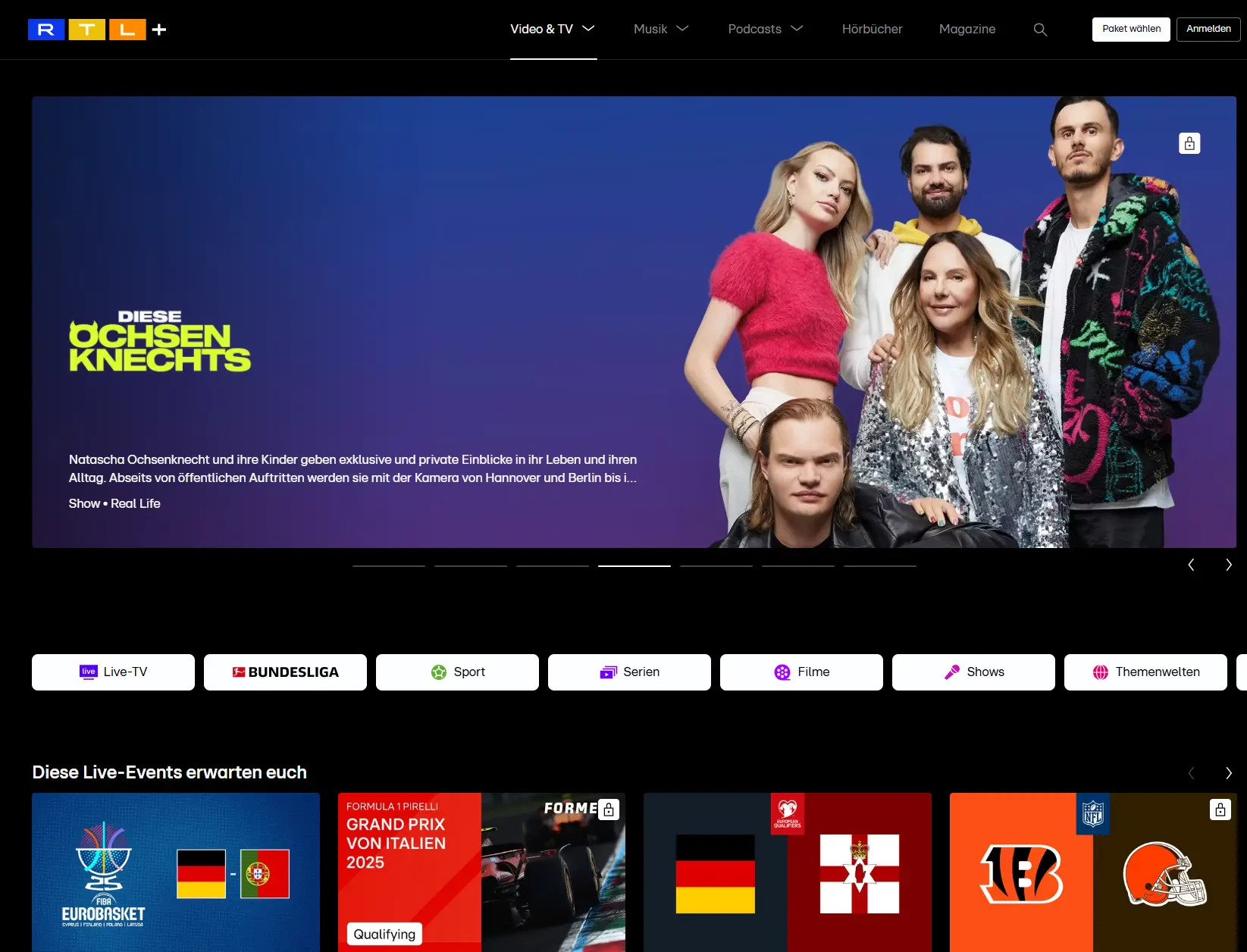 RTL Plus Streaming (Platzhalter)