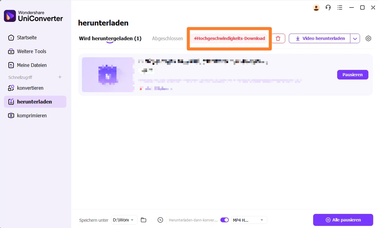 Pornhub-Video-Download läuft
