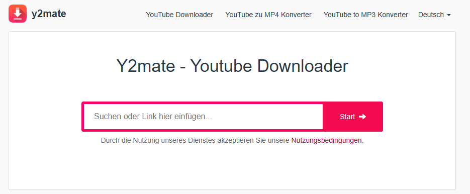 YouTube-Livestream-Download-Seite Y2mate