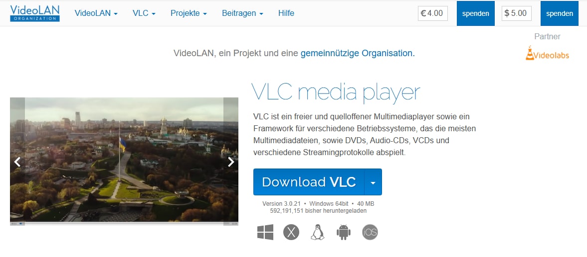 CD Audio in MP3 umwandeln mit VLC