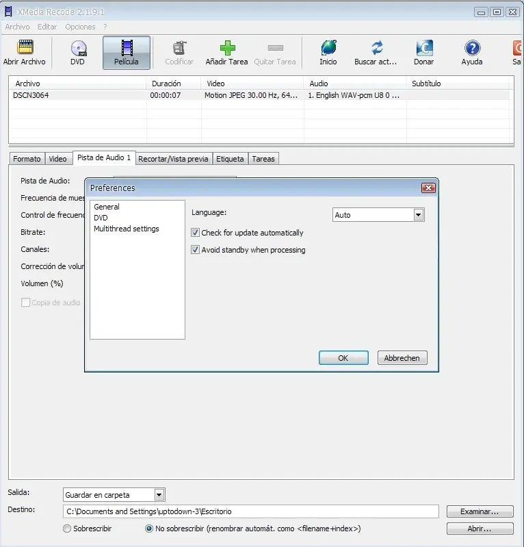 Alternative zu MakeMKV: XMedia Recode