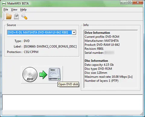MakeMKV DVD Ripper