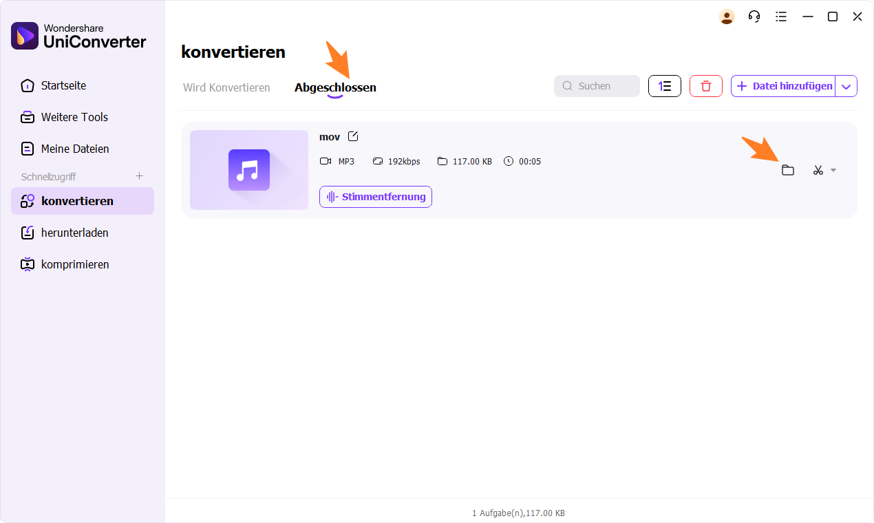 mp3 datein exportieren
