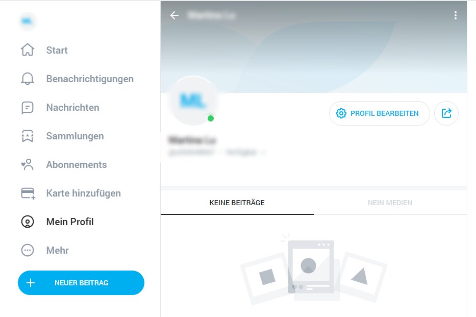 OnlyFans Profil bearbeiten