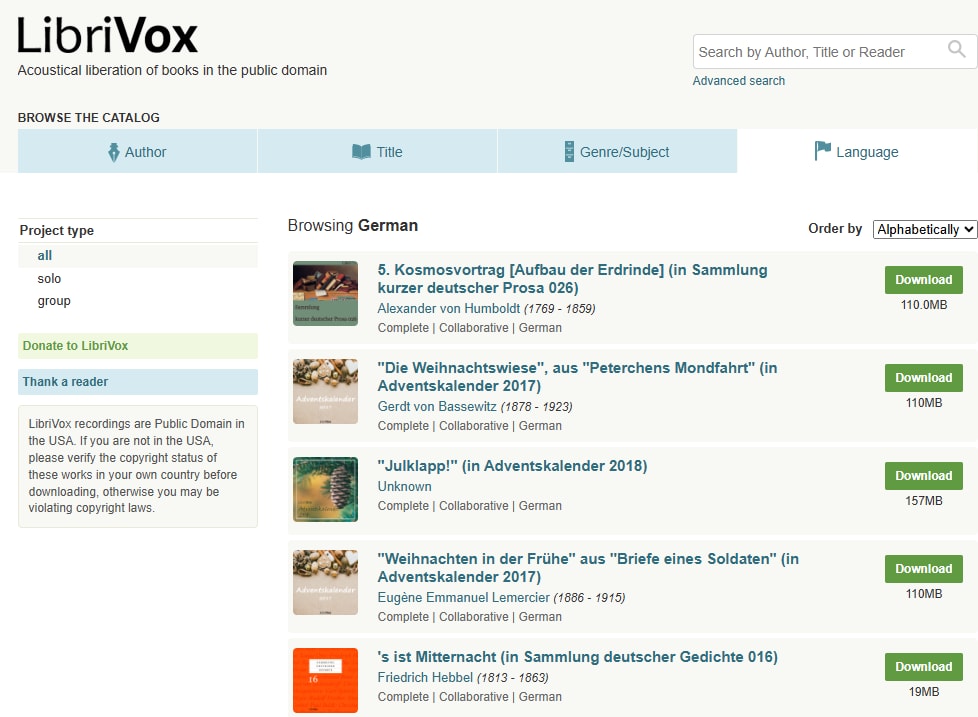 LibriVox: Kostenlose Klassiker als Alternative zu Audible