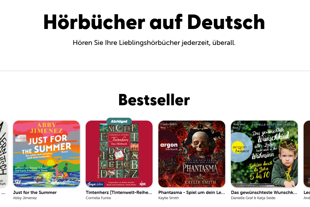 Libro.fm: Alternative zu Audible mit Unterstützung für lokale Buchhandlungen