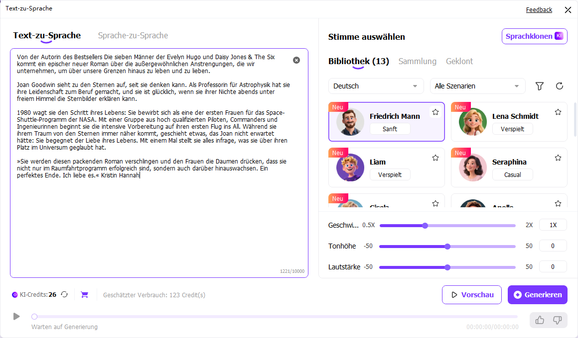 enter prompt configure speech