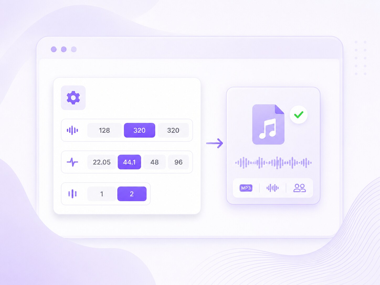 Bitrate Abtastrate Kanal und Audioqualität im Batch einstellen