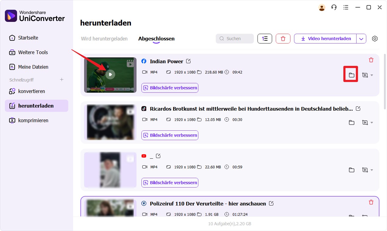 Vorschau anzeigen und lokal speichern