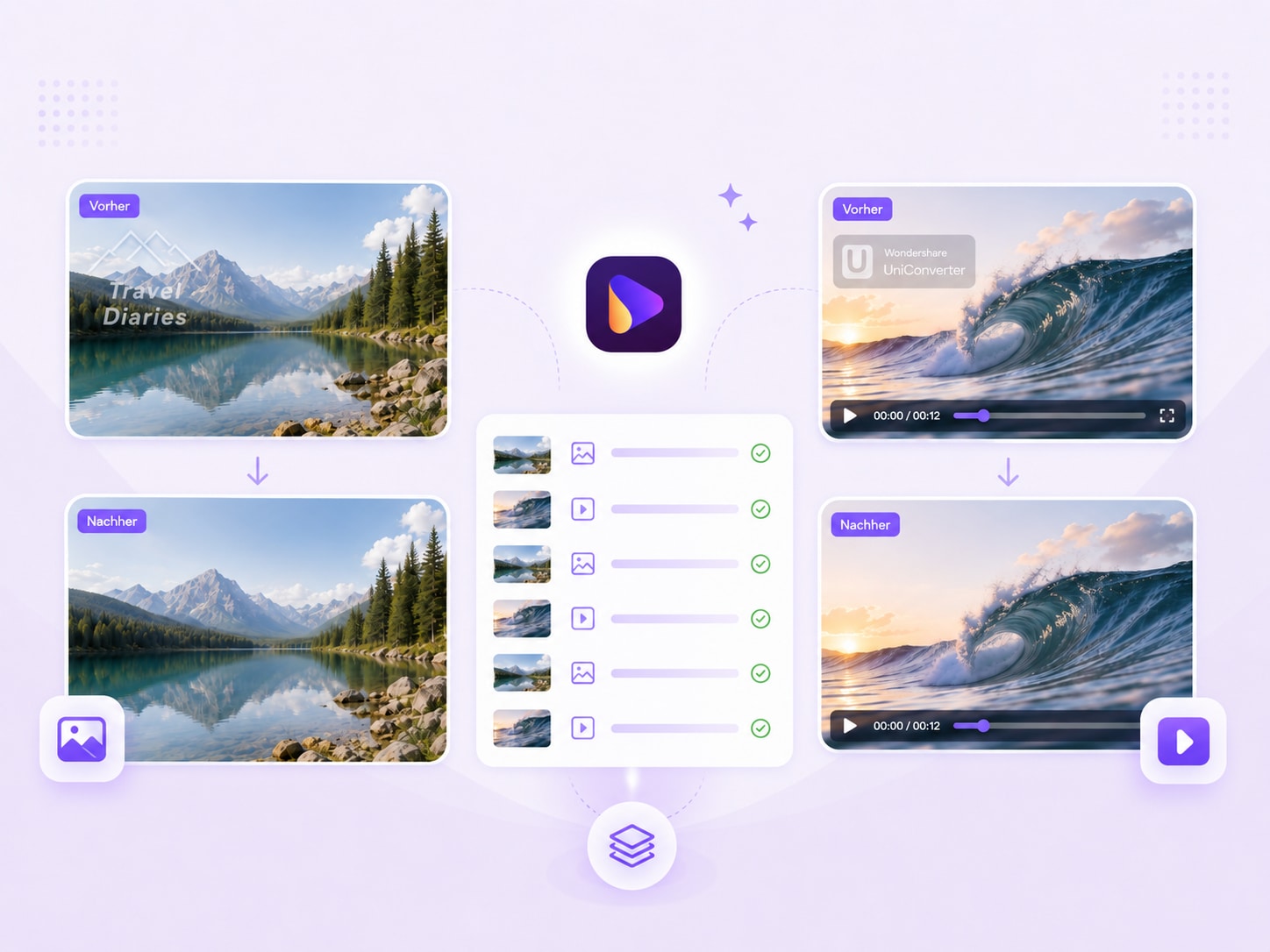 UniConverter Batch Watermark Remover für Bilder und Videos