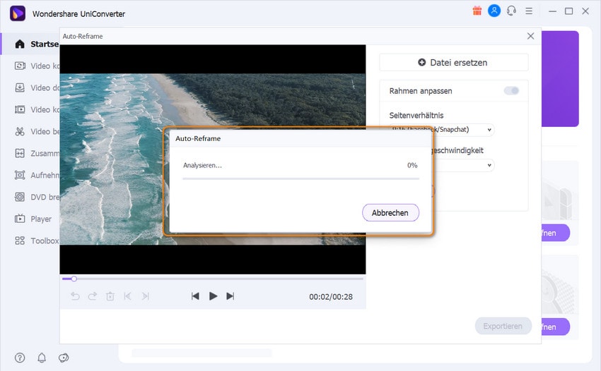  Analyze and auto reframe your video