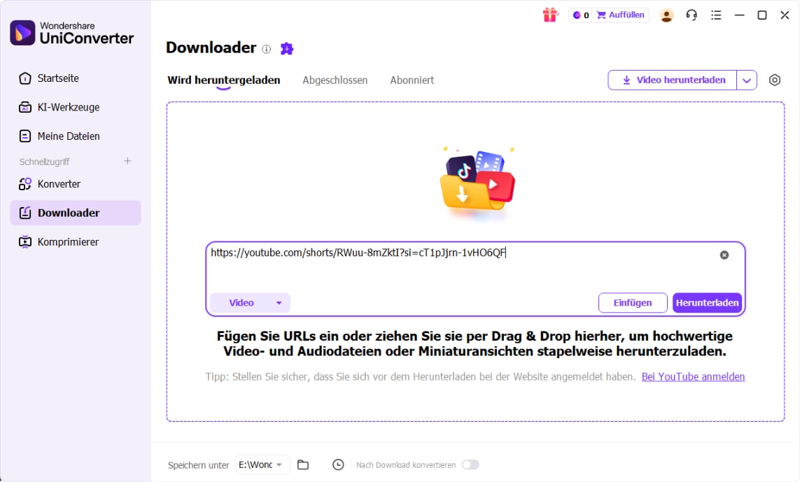 Wie man ein online Video herunterlädt